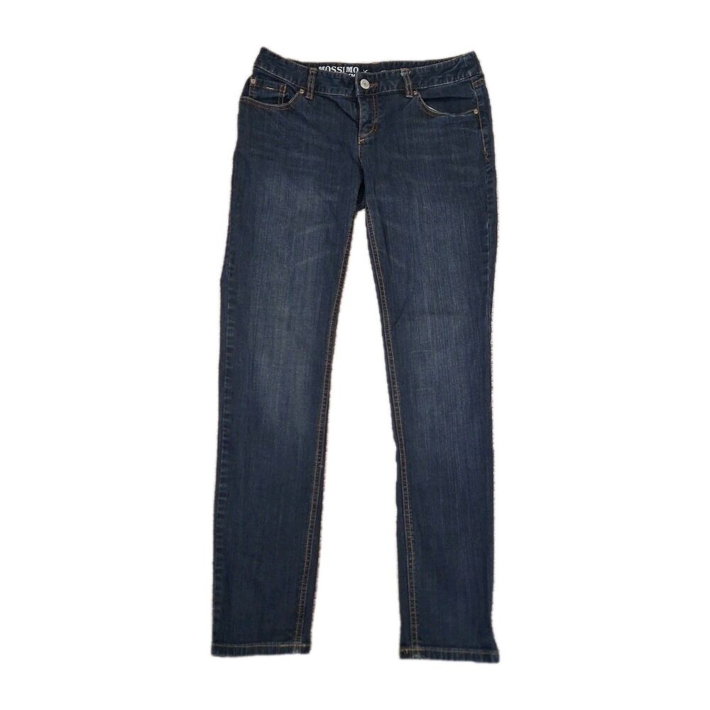 Mossimo Supply Co Jeans Women 9R Skinny Dark Wash Denim Stretch Blue Pants 31/30